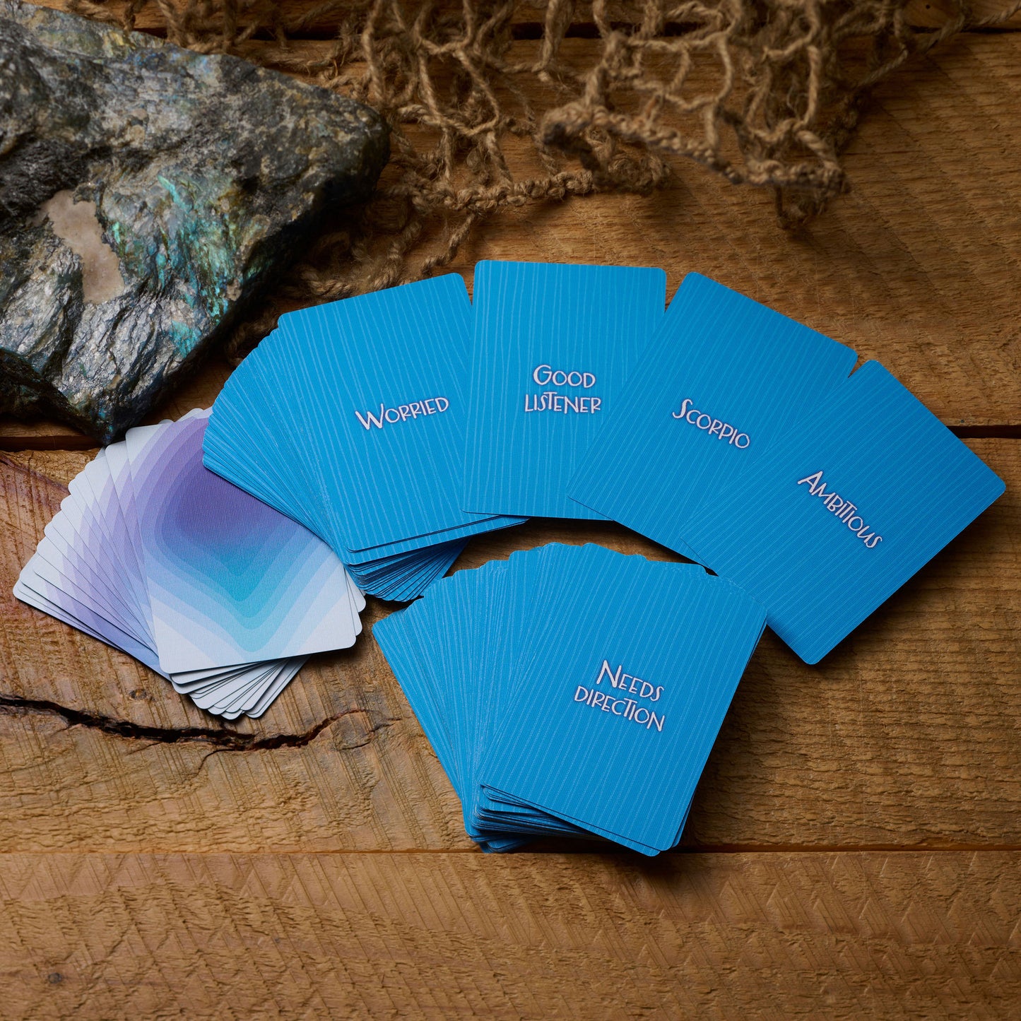 NEW: Between The Lines Clarifying Oracle Cards - 108 Message Cards, Zodiac Signs, Yes/No Answers, Character Traits & Timing - Superior Card Stock - Great for Tarot, Oracle Readings