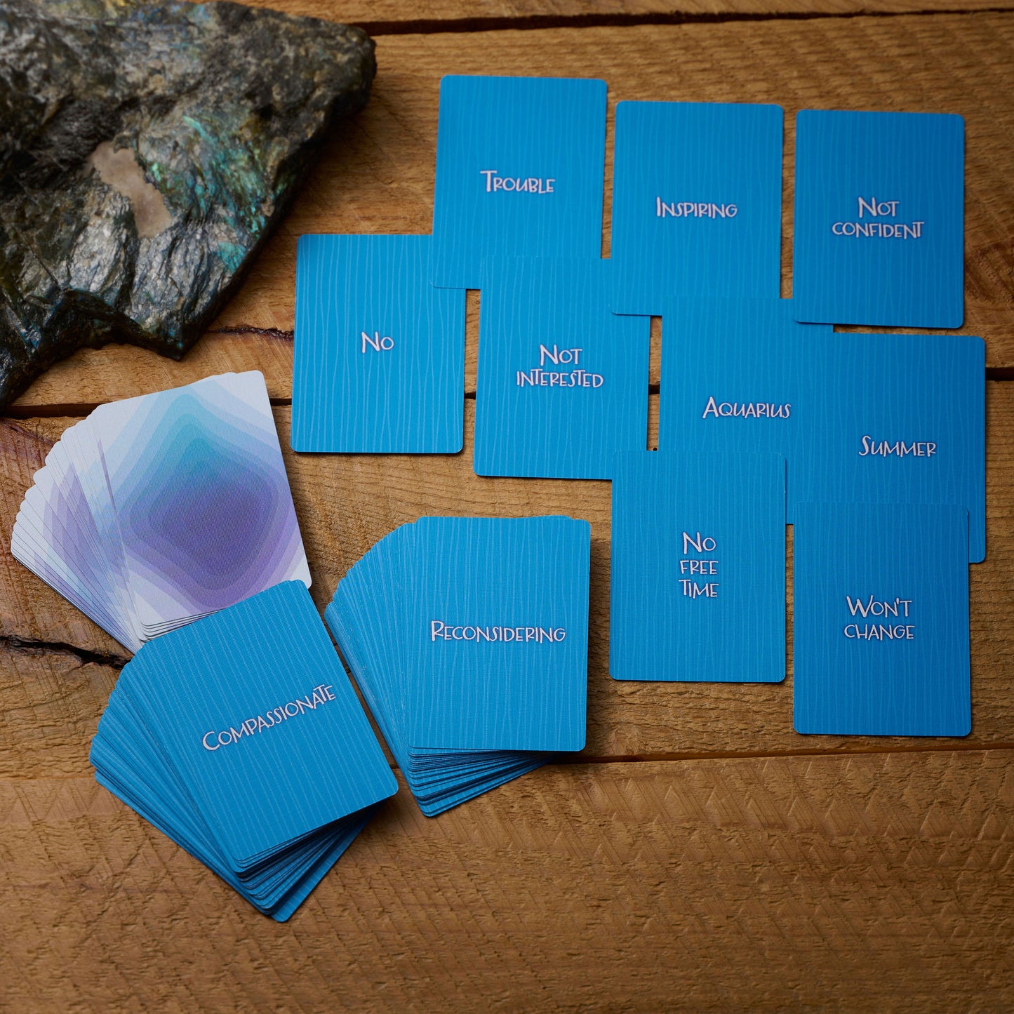 NEW: Between The Lines Clarifying Oracle Cards - 108 Message Cards, Zodiac Signs, Yes/No Answers, Character Traits & Timing - Superior Card Stock - Great for Tarot, Oracle Readings