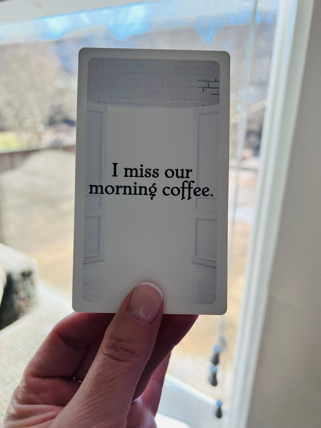 Messages of Closure coffee card