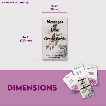 Messages of Love © Oracle Cards - All Things Intuitive 